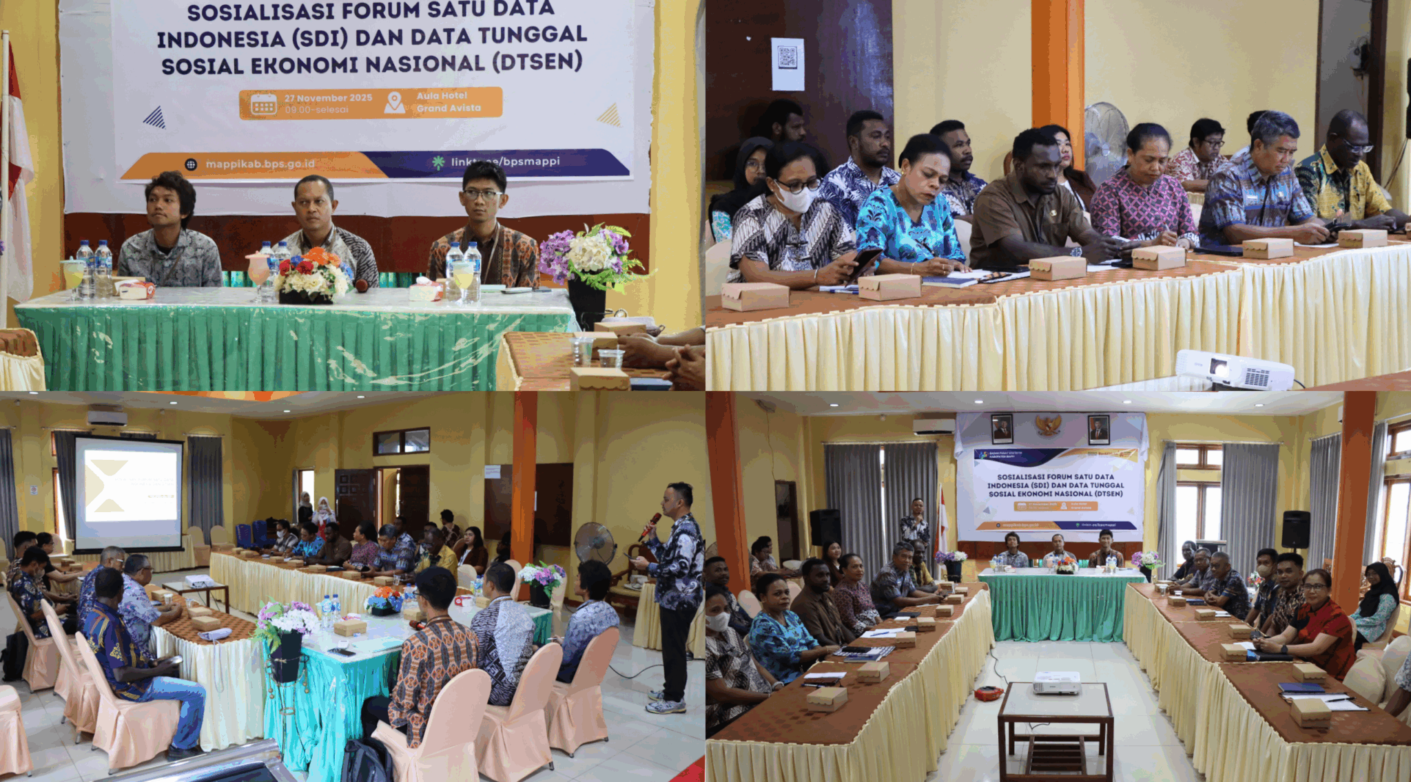 BPS Kab. Mappi Gelar Sosialisasi Forum SDI Dan DTSEN